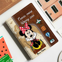 Load image into Gallery viewer, Personalized Minnie Mouse Passport Holder Custom Name Gift