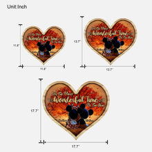 Load image into Gallery viewer, Personalized Fall Mouse Wood Sign Custom Name Gift for Couples