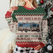 Load image into Gallery viewer, Personalized RV Christmas Sweater Custom Name Gift