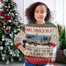 Load image into Gallery viewer, Personalized RV Christmas Sweater Custom Name Gift