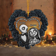 Load image into Gallery viewer, Personalized Gothic Love Ornament Custom Name Holiday Gift