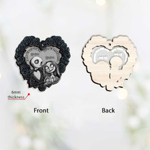Load image into Gallery viewer, Personalized Gothic Love Ornament Custom Name Holiday Gift