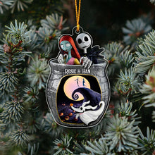 Load image into Gallery viewer, Personalized Nightmare Before Christmas Ornament Custom Name Gift
