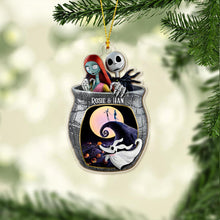 Load image into Gallery viewer, Personalized Nightmare Before Christmas Ornament Custom Name Gift