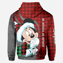 Load image into Gallery viewer, Personalized Christmas Couple Hoodies Custom Design Gift