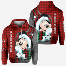 Load image into Gallery viewer, Personalized Christmas Couple Hoodies Custom Design Gift