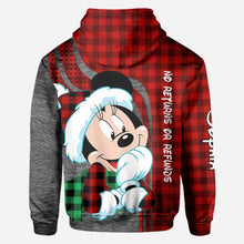 Load image into Gallery viewer, Personalized Christmas Couple Hoodies Custom Design Gift