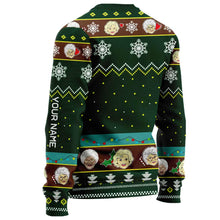 Load image into Gallery viewer, Personalized Christmas Sweater Have Yourself A Golden Christmas Gift