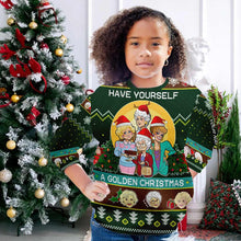 Load image into Gallery viewer, Personalized Christmas Sweater Have Yourself A Golden Christmas Gift