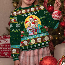 Load image into Gallery viewer, Personalized Christmas Sweater Have Yourself A Golden Christmas Gift