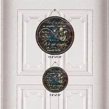 Load image into Gallery viewer, Personalized Round Wood Sign for Couples with Custom Names - Unique Wedding Gift