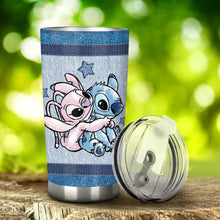 Load image into Gallery viewer, Personalized Couple Tumbler Love You To The Moon & Back Gift