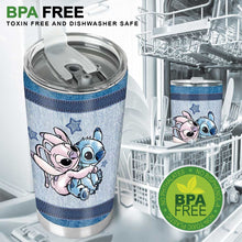 Load image into Gallery viewer, Personalized Couple Tumbler Love You To The Moon & Back Gift