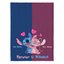 Load image into Gallery viewer, Personalized Ohana Blanket for Couples Custom Names Gift
