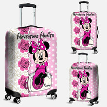 Load image into Gallery viewer, Personalized Minnie Mouse Luggage Cover Custom Name Gift