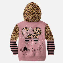 Load image into Gallery viewer, Personalized Pink Leopard Hoodie & Leggings Set for Kids
