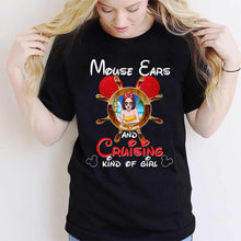 Load image into Gallery viewer, Personalized Mouse Ears Cruising T-shirt & Hoodie Gift for Her