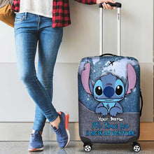 Load image into Gallery viewer, Personalized Ohana Luggage Cover Custom Name Travel Gift