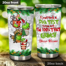 Load image into Gallery viewer, Personalized Christmas Tumbler Custom Grinch Design Gift