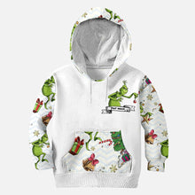 Load image into Gallery viewer, Personalized Christmas Hoodie and Leggings with Grinch Design