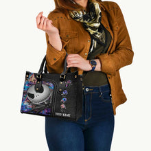 Load image into Gallery viewer, Personalized Leather Handbag with Nightmare Design for Women