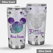Load image into Gallery viewer, Personalized 50 Years of Magic Tumbler Custom Name Gift