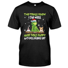 Load image into Gallery viewer, Personalized Grinch Christmas T-Shirt & Hoodie Gift for Dog Lovers