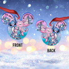 Load image into Gallery viewer, Personalized Christmas Ohana Ornament Custom Name Gift