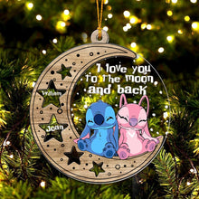 Load image into Gallery viewer, Personalized Christmas Layers Mix Ornament I Love You Gift