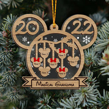 Load image into Gallery viewer, Personalized Christmas Layers Mix Ornament for Grandma - Custom Name Decoration