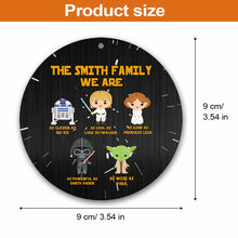 Load image into Gallery viewer, Personalized Christmas Round Aluminium Ornament For Family Gift