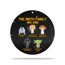 Load image into Gallery viewer, Personalized Christmas Round Aluminium Ornament For Family Gift