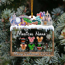 Load image into Gallery viewer, Personalized Christmas Layers Mix Ornament for Grandma | Custom Name Gift