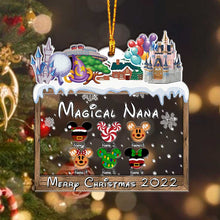 Load image into Gallery viewer, Personalized Christmas Layers Mix Ornament for Grandma | Custom Name Gift