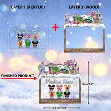 Load image into Gallery viewer, Personalized Christmas Layers Mix Ornament for Grandma | Custom Name Gift