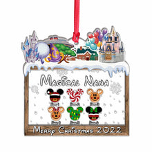Load image into Gallery viewer, Personalized Christmas Layers Mix Ornament for Grandma | Custom Name Gift