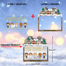 Load image into Gallery viewer, Personalized Christmas Ornament Best Family in the Galaxy Gift