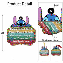 Load image into Gallery viewer, Personalized Ohana Means Family Christmas Ornament Custom Gift