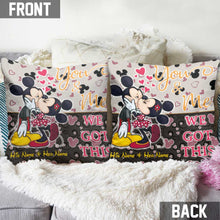 Load image into Gallery viewer, Personalized Couple Throw Pillow with Custom Names | Unique Gift