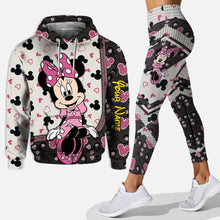Load image into Gallery viewer, Custom Name Mouse Hoodie & Leggings Set for Kids | Personalized Gift