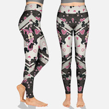 Load image into Gallery viewer, Custom Name Mouse Hoodie & Leggings Set for Kids | Personalized Gift