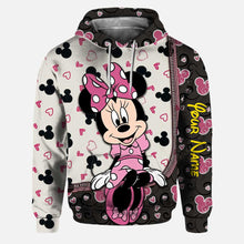 Load image into Gallery viewer, Custom Name Mouse Hoodie & Leggings Set for Kids | Personalized Gift