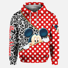 Load image into Gallery viewer, Personalized Magic Mouse Ears Hoodie & Leggings Set - Custom Name Gift for Kids