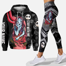 Load image into Gallery viewer, Personalized Nightmare Hoodie and Leggings Set Custom Name Gift for Halloween