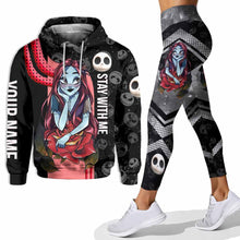 Load image into Gallery viewer, Personalized Nightmare Hoodie and Leggings Set Custom Name Gift for Halloween