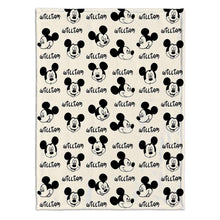 Load image into Gallery viewer, Personalized Mickey Mouse Blanket Custom Name Gift for Kids