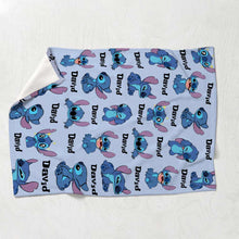 Load image into Gallery viewer, Personalized Ohana Blanket Custom Name Gift for Kids