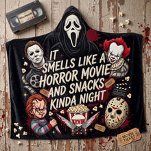Load image into Gallery viewer, Personalized Hooded Blanket for Horror Lovers - Unique Halloween Gift