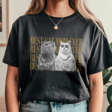 Load image into Gallery viewer, Personalized Vintage Photo Comfort Shirt Gift for Cat Dad