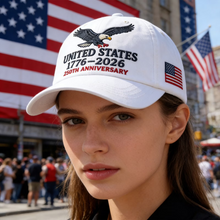 Load image into Gallery viewer, Personalized 250th Anniversary Cap Custom Name Gift for Dad